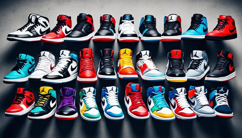 Air Jordan retro colorways